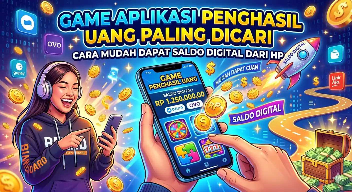 Game Aplikasi Penghasil Uang Paling Dicari, Cara Mudah Dapat Saldo Digital dari HP